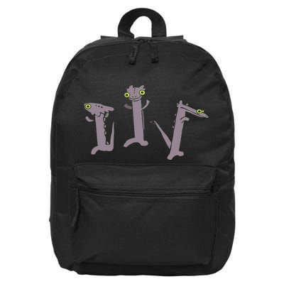 Funny Dancing Dragon Meme 16 in Basic Backpack