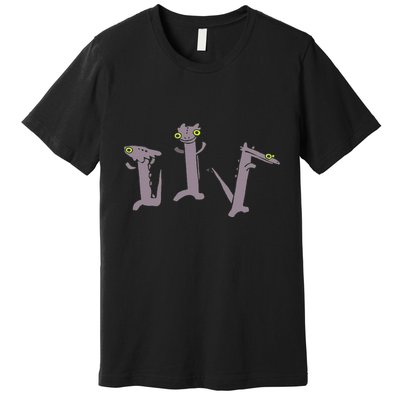 Funny Dancing Dragon Meme Premium T-Shirt