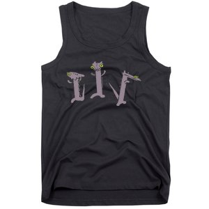 Funny Dancing Dragon Meme Tank Top