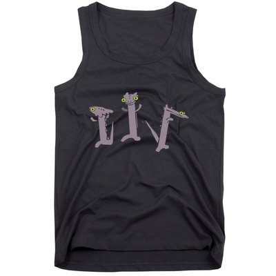 Funny Dancing Dragon Meme Tank Top