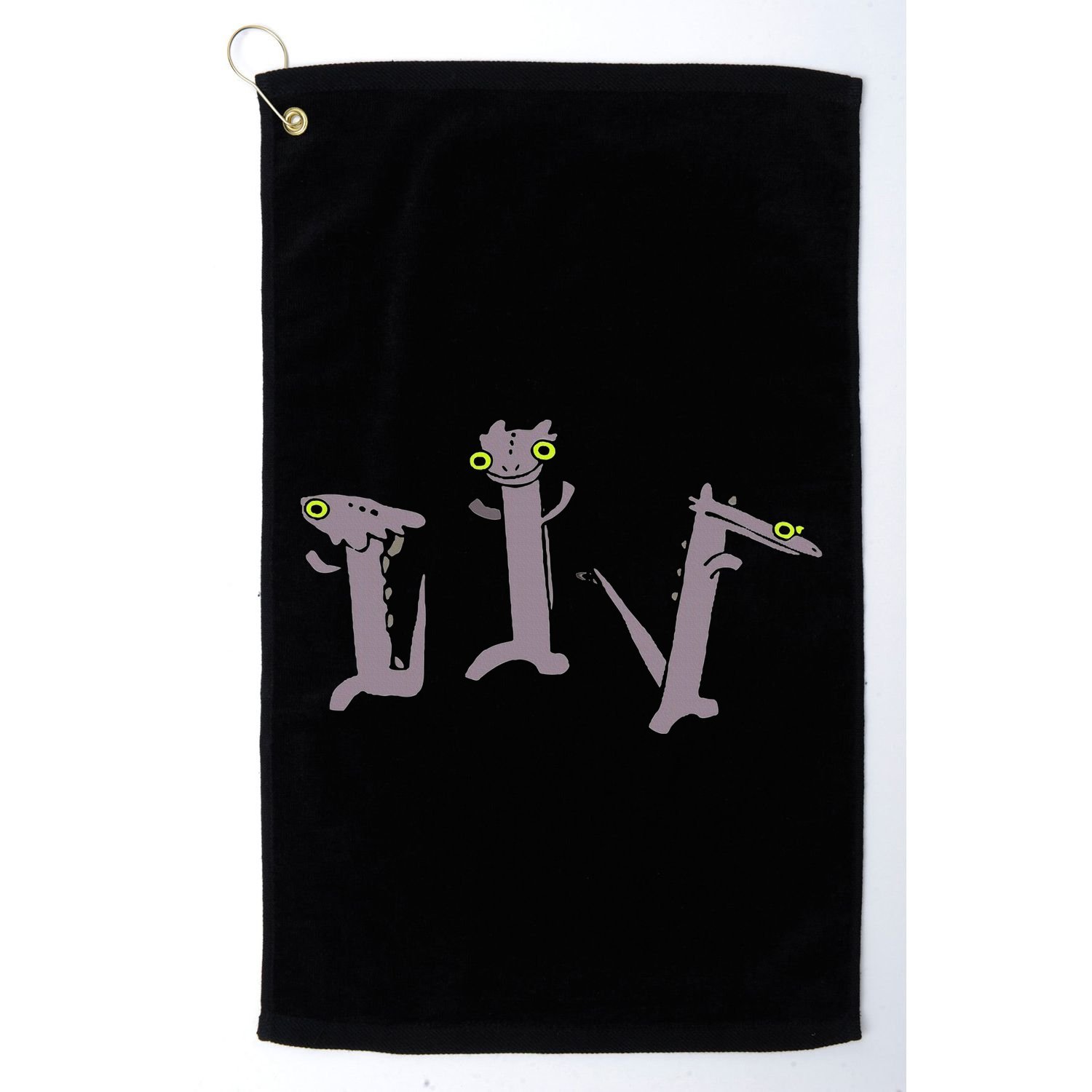 Funny Dancing Dragon Meme Golf Towel