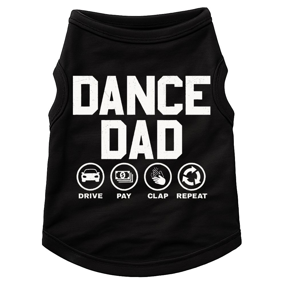 Funny Dance Dad Proud Dancer Dancing Father Doggie Tank