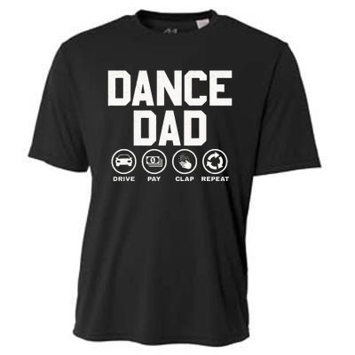 Funny Dance Dad Proud Dancer Dancing Father Cooling Performance Crew T-Shirt