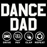 Funny Dance Dad Proud Dancer Dancing Father Cooling Performance Crew T-Shirt