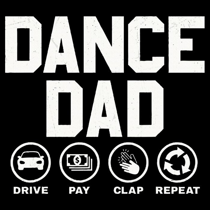 Funny Dance Dad Proud Dancer Dancing Father Cooling Performance Crew T-Shirt