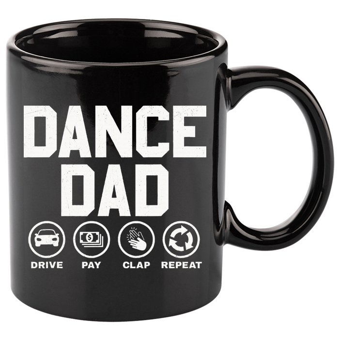 Funny Dance Dad Proud Dancer Dancing Father 11oz C Handle Ceramic Mug