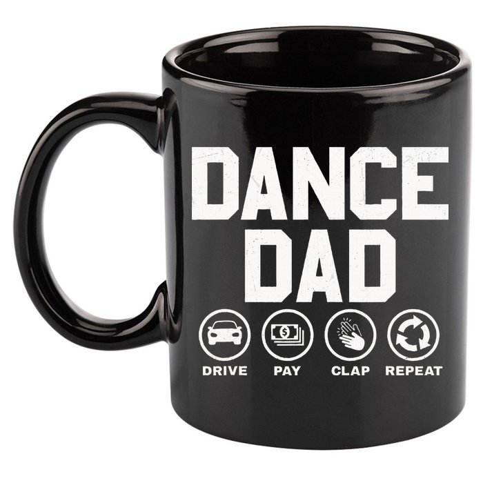 Funny Dance Dad Proud Dancer Dancing Father 11oz C Handle Ceramic Mug
