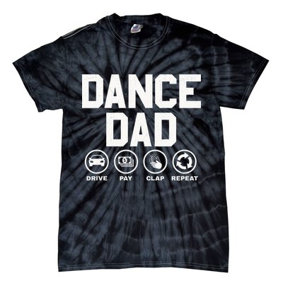 Funny Dance Dad Proud Dancer Dancing Father Tie-Dye T-Shirt