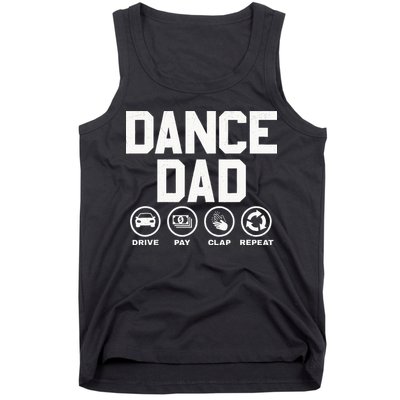 Funny Dance Dad Proud Dancer Dancing Father Tank Top