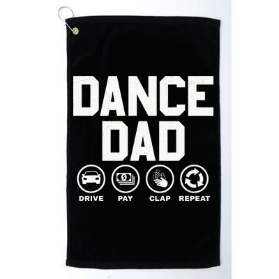 Funny Dance Dad Proud Dancer Dancing Father Golf Towel