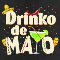 Funny Drinko De Mayo Cinco De Mayo 7 Panel Mesh Trucker Snapback Hat