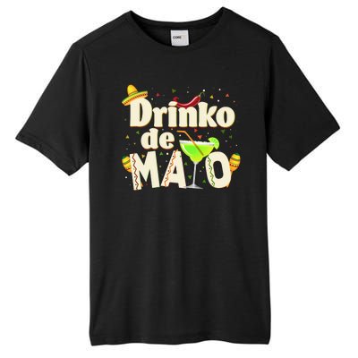 Funny Drinko De Mayo Cinco De Mayo Tall Fusion ChromaSoft Performance T-Shirt