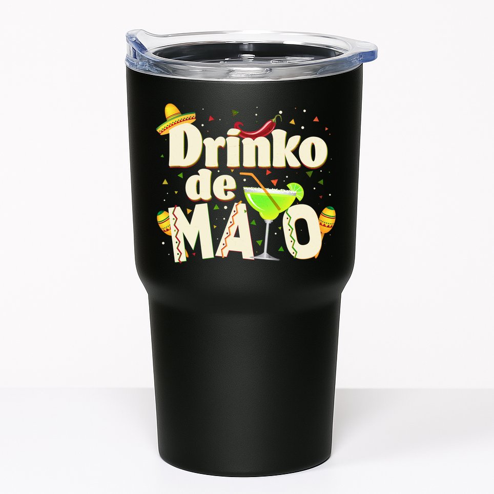 Funny Drinko De Mayo Cinco De Mayo Tumbler
