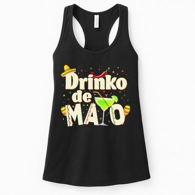 Funny Drinko De Mayo Cinco De Mayo Womens Tank Top