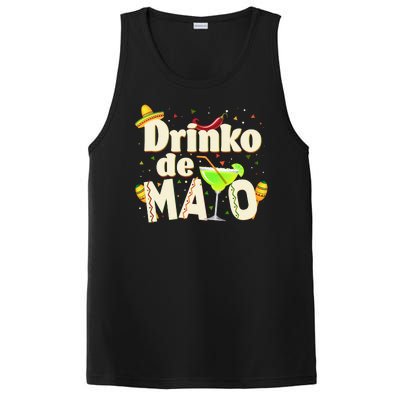 Funny Drinko De Mayo Cinco De Mayo PosiCharge Competitor Tank