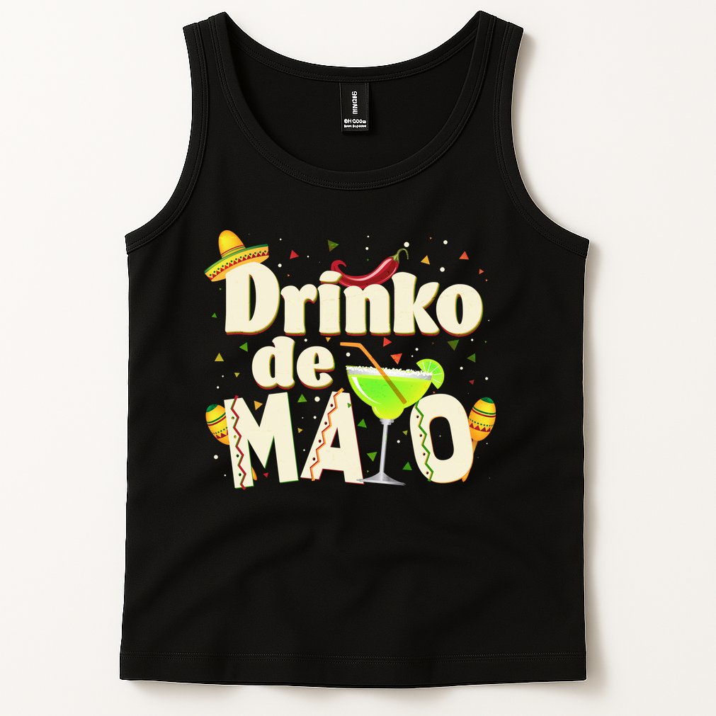 Funny Drinko De Mayo Cinco De Mayo Tank Top