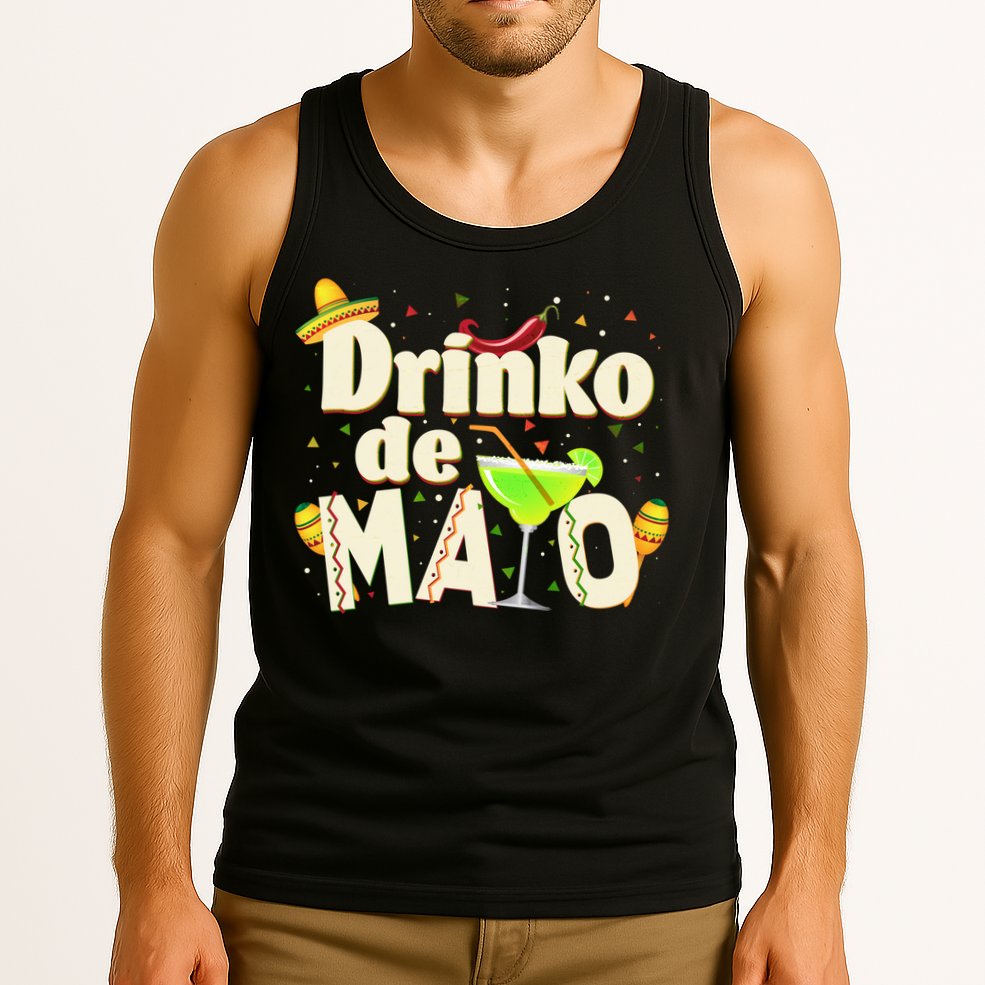 Funny Drinko De Mayo Cinco De Mayo Tank Top