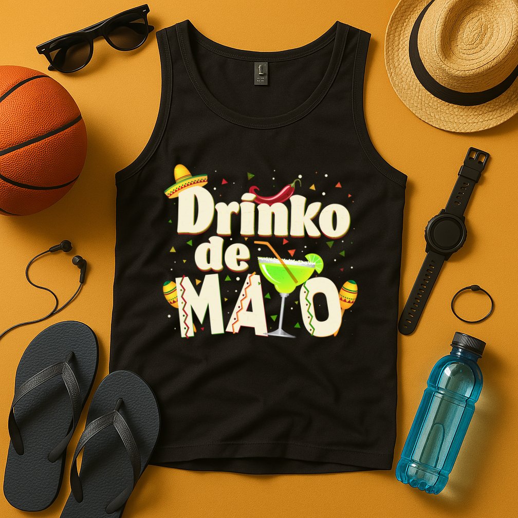 Funny Drinko De Mayo Cinco De Mayo Tank Top