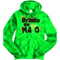 Funny Drinko De Mayo Cinco De Mayo Tie Dye Hoodie