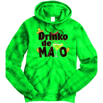 Funny Drinko De Mayo Cinco De Mayo Tie Dye Hoodie