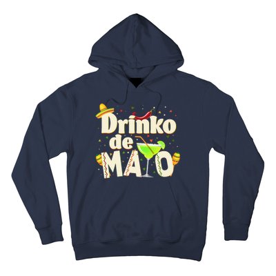 Funny Drinko De Mayo Cinco De Mayo Hoodie