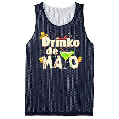 Funny Drinko De Mayo Cinco De Mayo Mesh Reversible Basketball Jersey Tank