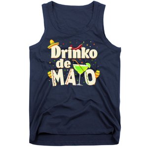 Funny Drinko De Mayo Cinco De Mayo Tank Top