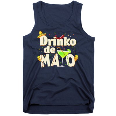 Funny Drinko De Mayo Cinco De Mayo Tank Top