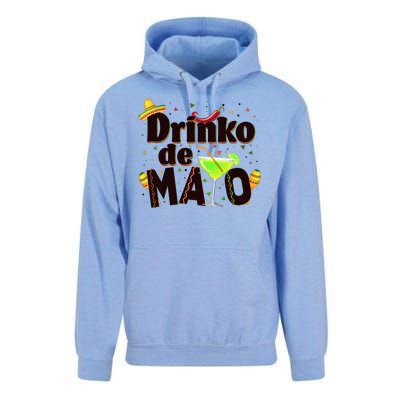 Funny Drinko De Mayo Cinco De Mayo Unisex Surf Hoodie