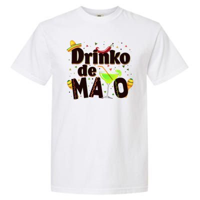 Funny Drinko De Mayo Cinco De Mayo Garment-Dyed Heavyweight T-Shirt