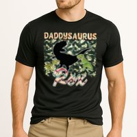 Father's Day Daddysaurus T Rex Gift For Dad Camo Cooling Performance Crew T-Shirt