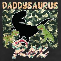 Father's Day Daddysaurus T Rex Gift For Dad Camo Adult Drive Performance Visor