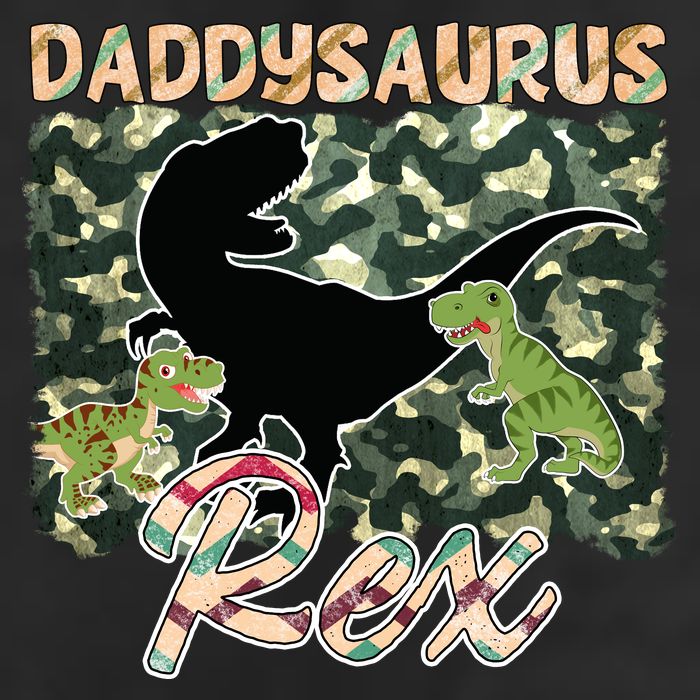 Father's Day Daddysaurus T Rex Gift For Dad Camo Adult Drive Performance Visor