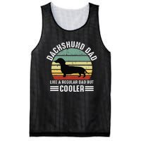 Funny dachshund dad like a regular dad but dachshund dad Mesh Reversible Basketball Jersey Tank