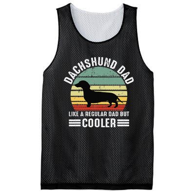 Funny dachshund dad like a regular dad but dachshund dad Mesh Reversible Basketball Jersey Tank