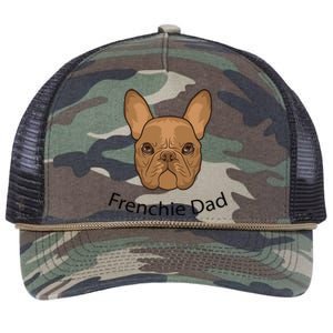 Frenchie Dad Design Retro Rope Trucker Hat Cap