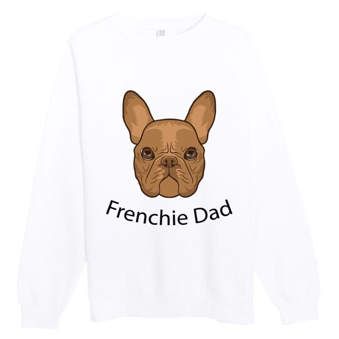 Frenchie Dad Design Premium Crewneck Sweatshirt