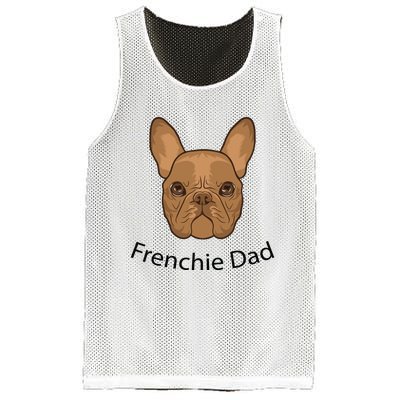 Frenchie Dad Design Mesh Reversible Basketball Jersey Tank