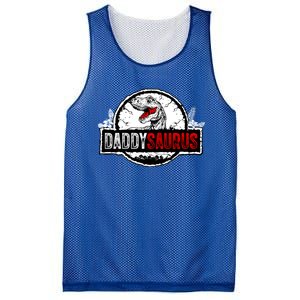 Fathers Day Daddysaurus Great Funny Gift Idea For Dad Gift Mesh Reversible Basketball Jersey Tank