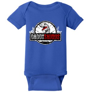 Fathers Day Daddysaurus Great Funny Gift Idea For Dad Gift Baby Bodysuit