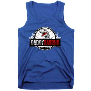 Fathers Day Daddysaurus Great Funny Gift Idea For Dad Gift Tank Top