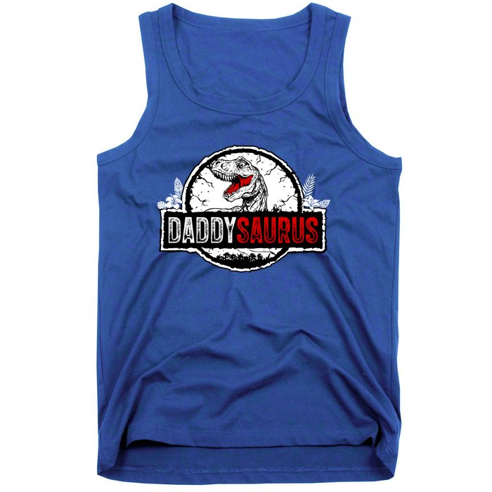 Fathers Day Daddysaurus Great Funny Gift Idea For Dad Gift Tank Top