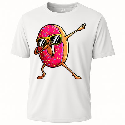 Funny Donut Designs For Boy Girl Hiphop Dabbing Donut Performance Shirt