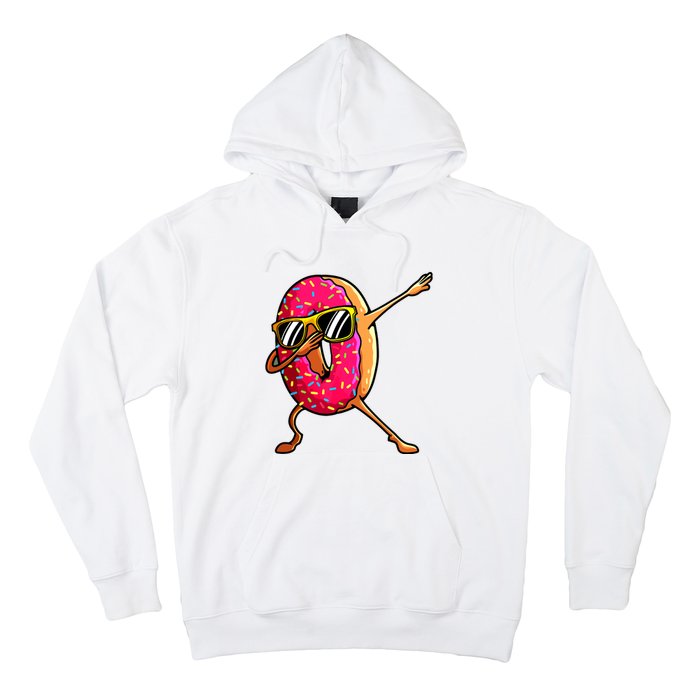 Funny Donut Designs For Boy Girl Hiphop Dabbing Donut Hoodie