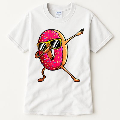 Funny Donut Designs For Boy Girl Hiphop Dabbing Donut Tall T-Shirt