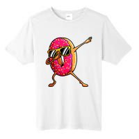 Funny Donut Designs For Boy Girl Hiphop Dabbing Donut Tall Fusion ChromaSoft Performance T-Shirt