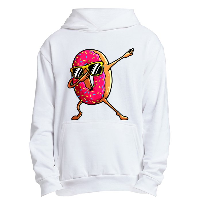 Funny Donut Designs For Boy Girl Hiphop Dabbing Donut Urban Pullover Hoodie