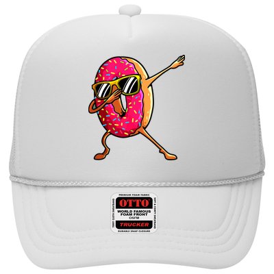 Funny Donut Designs For Boy Girl Hiphop Dabbing Donut Trucker Hat
