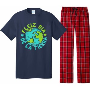 Feliz Dia De La Tierra Happy Earth Day Spanish Pajama Set