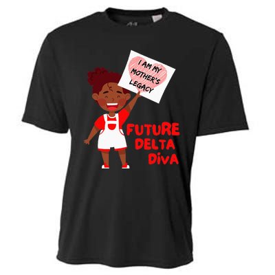 Future Delta Diva Black Sorority 1913 Cooling Performance Crew T-Shirt